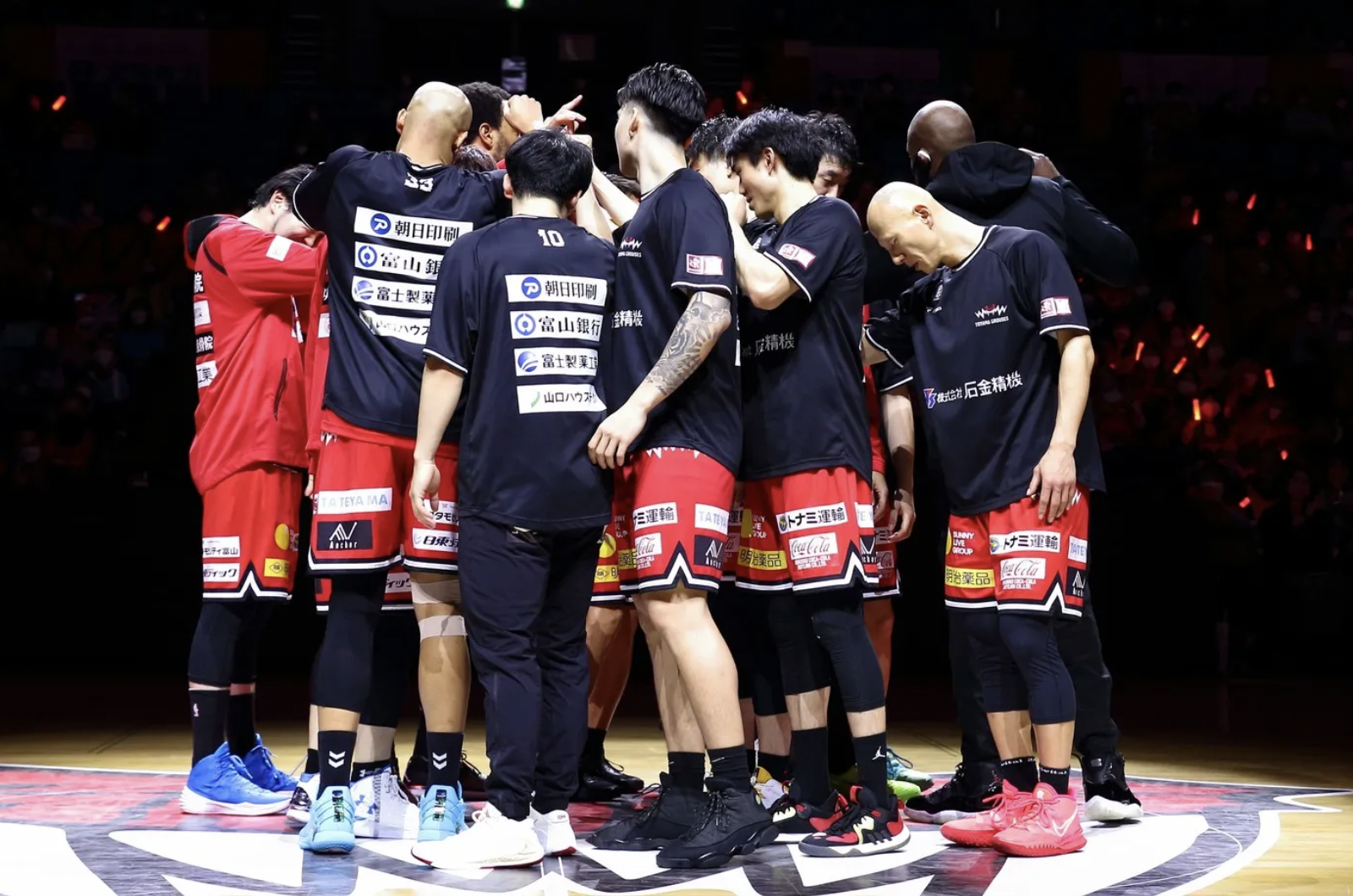 Dwight Ramos' Toyama Grouses in the Japan B.League. TOYAMA PHOTO