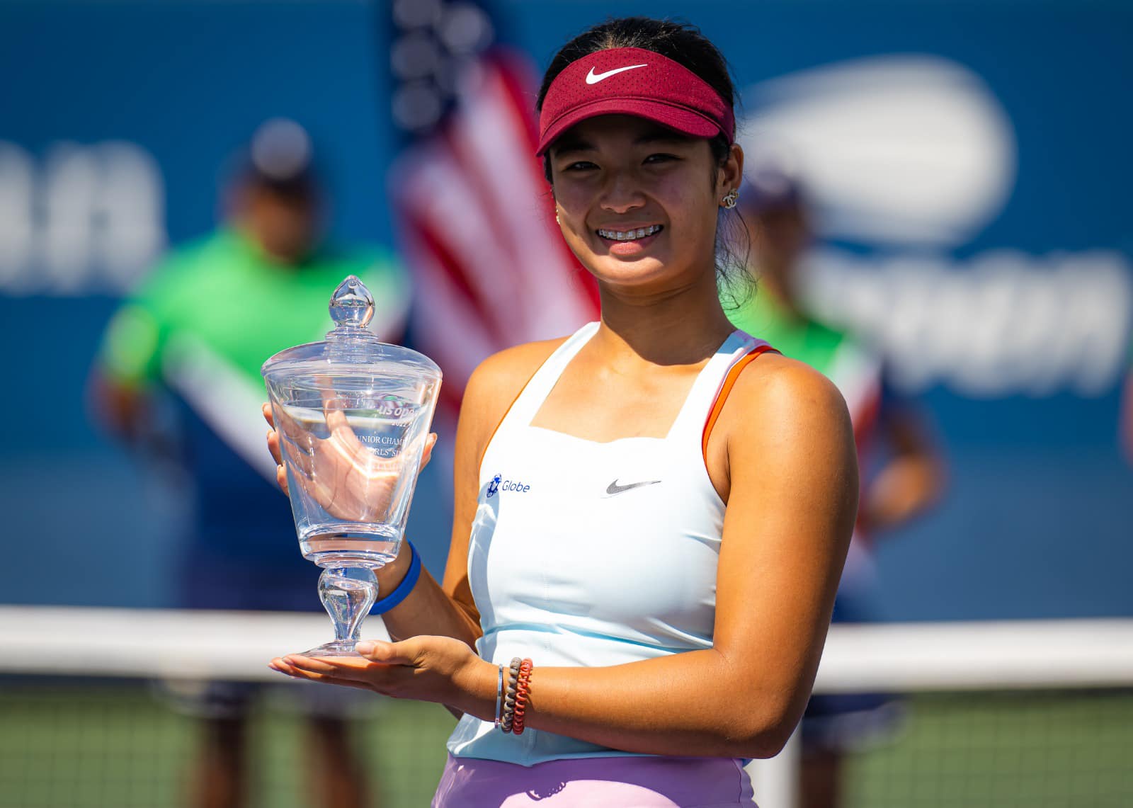Alex Eala is the 2022 US Open girls singles champion. –ALEX EALA FACEBOOK