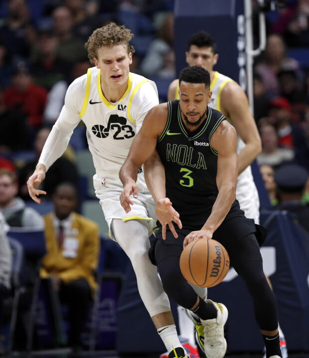 CJ McCollum Pelicans vs Jazz NBA