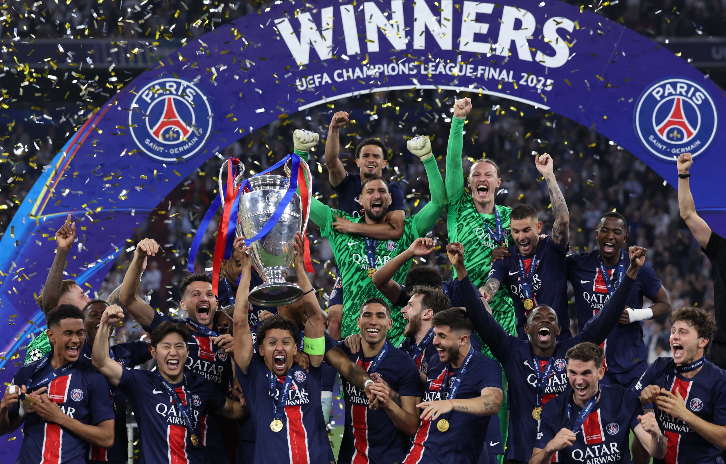 PSG wins Champions League