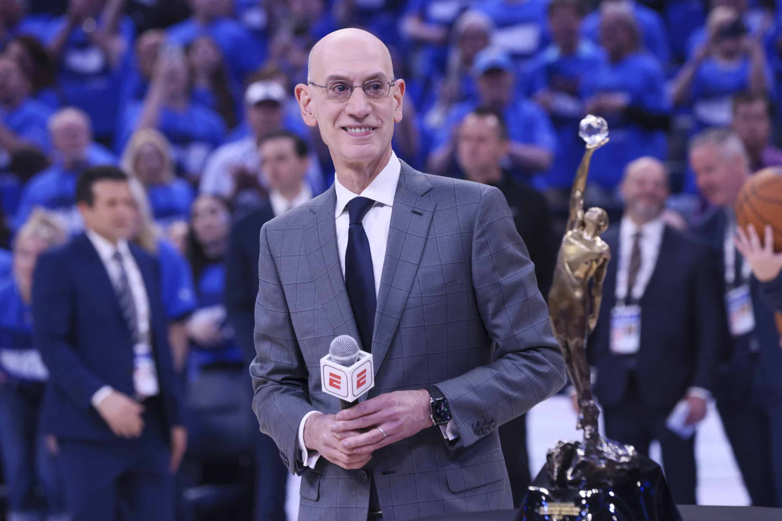 NBA commissioner Adam Silver NBA ALl-Star US vs World