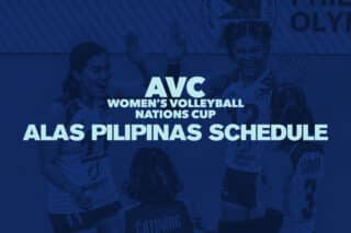 SCHEDULE: Alas Pilipinas women at AVC Nations Cup in Vietnam