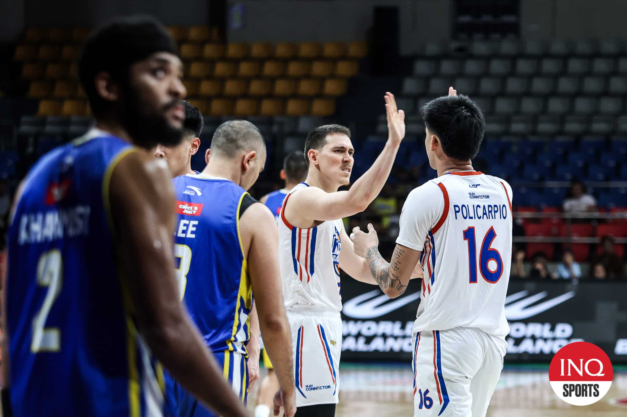 Robert Bolick Jonel Policarpio NLEX PBA